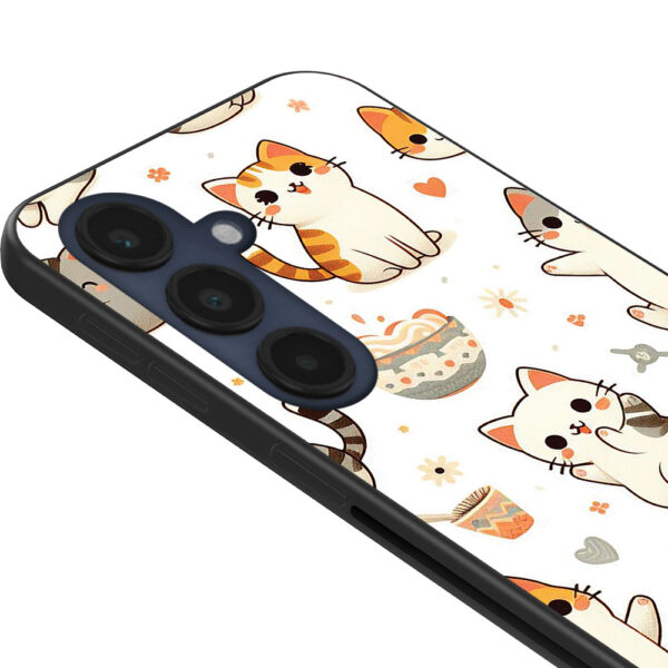 Samsung Galaxy S24 FE telefoonhoesje met katten opdruk (2)