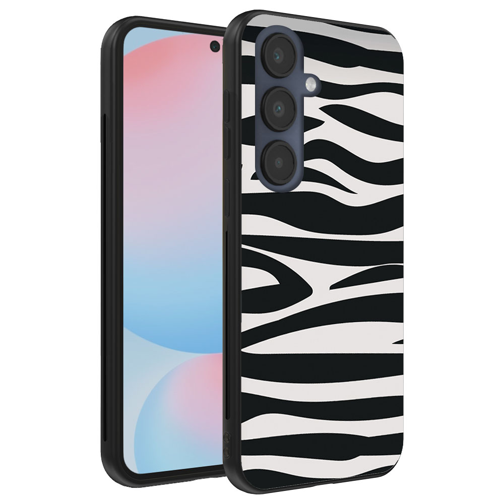 Samsung Galaxy S24 FE telefoonhoesje met zebra opdruk (1)