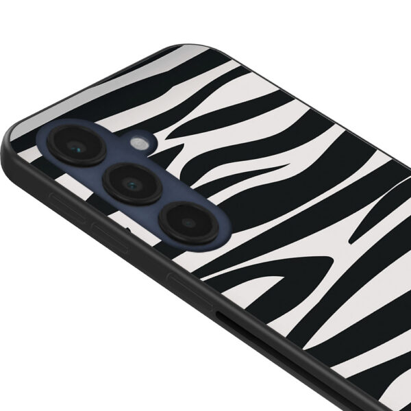 Samsung Galaxy S24 FE telefoonhoesje met zebra opdruk (2)