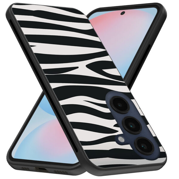 Samsung Galaxy S24 FE telefoonhoesje met zebra opdruk (3)