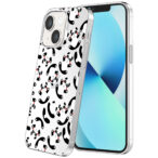 iPhone 13 transparant telefoonhoesje met panda opdruk (1)