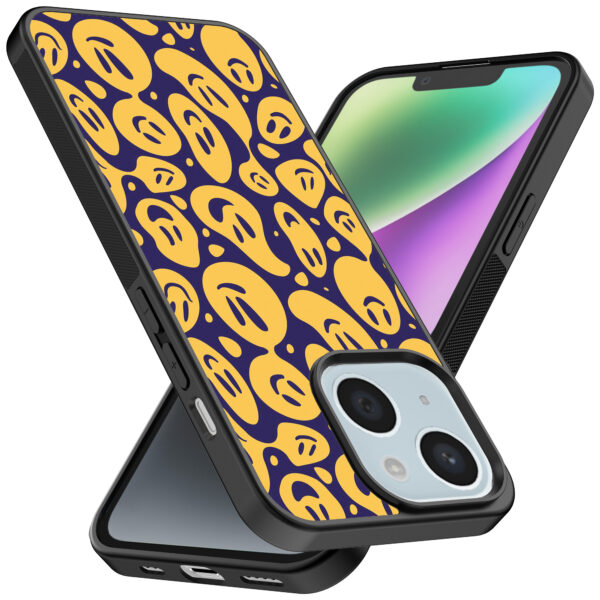 iPhone 14 Plus telefoonhoesje met smiley opdruk (2)