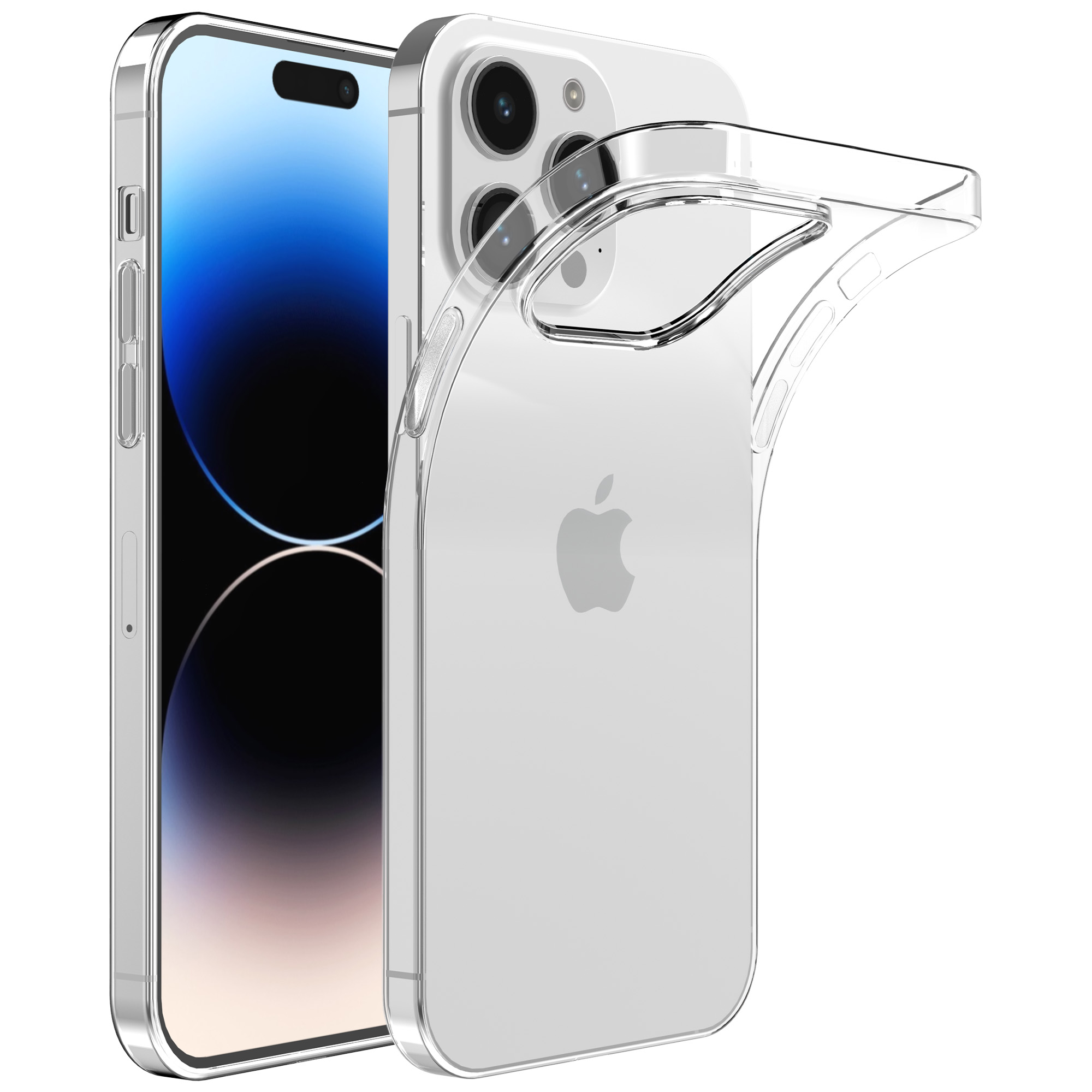 iPhone 14 Pro Max telefoonhoesje transparant clear case (1)