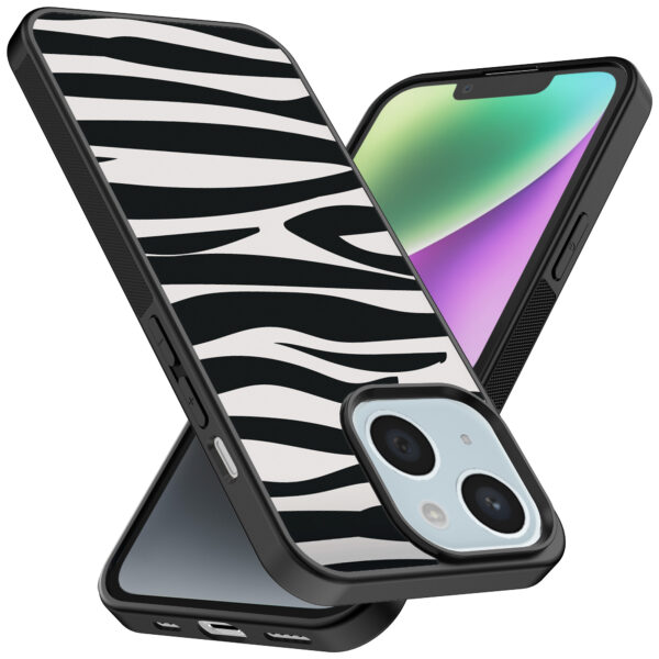 iPhone 14 telefoonhoesje met zebra opdruk (2)