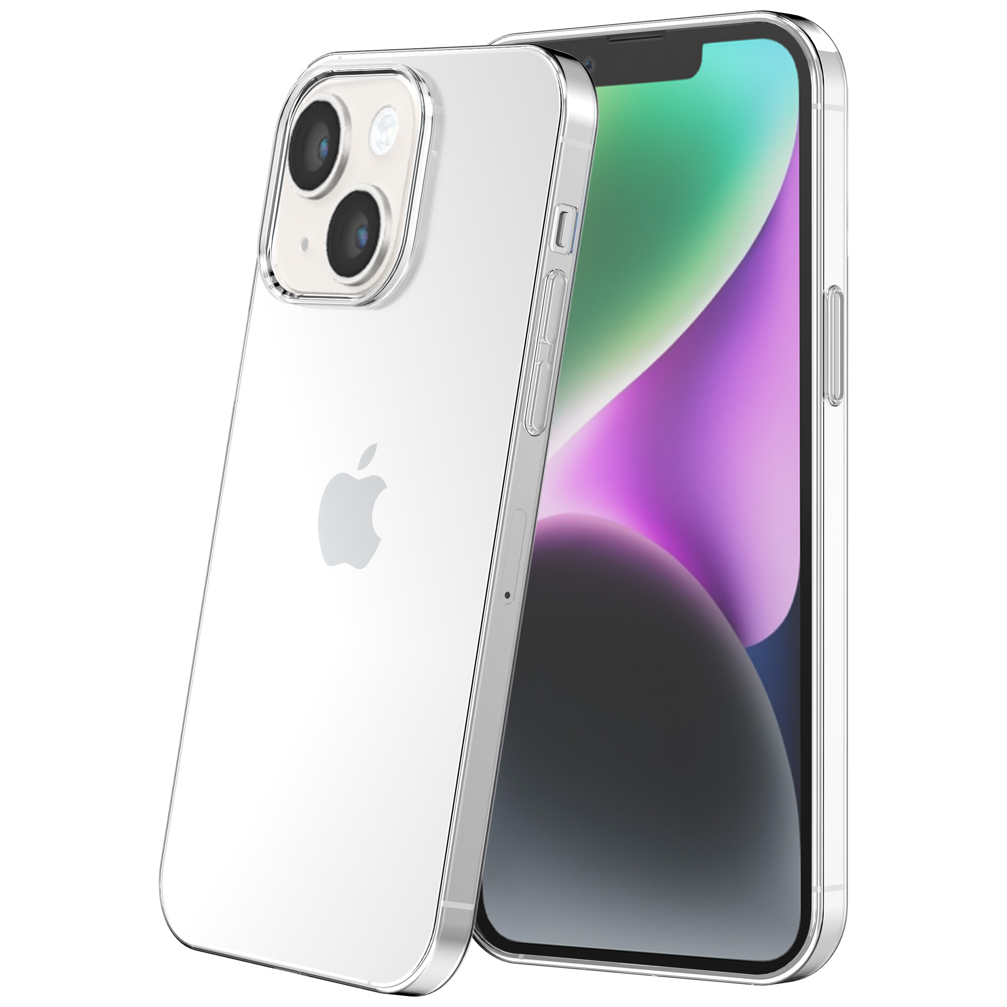 iPhone 14 telefoonhoesje transparant clear case (2)