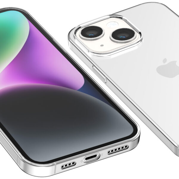 iPhone 14 telefoonhoesje transparant clear case (3)