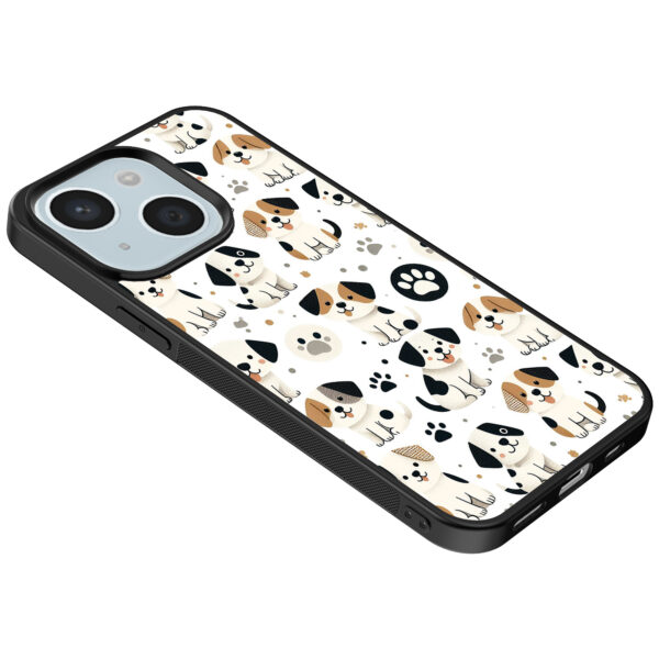 iPhone 15 Plus telefoonhoesje met honden opdruk (5)