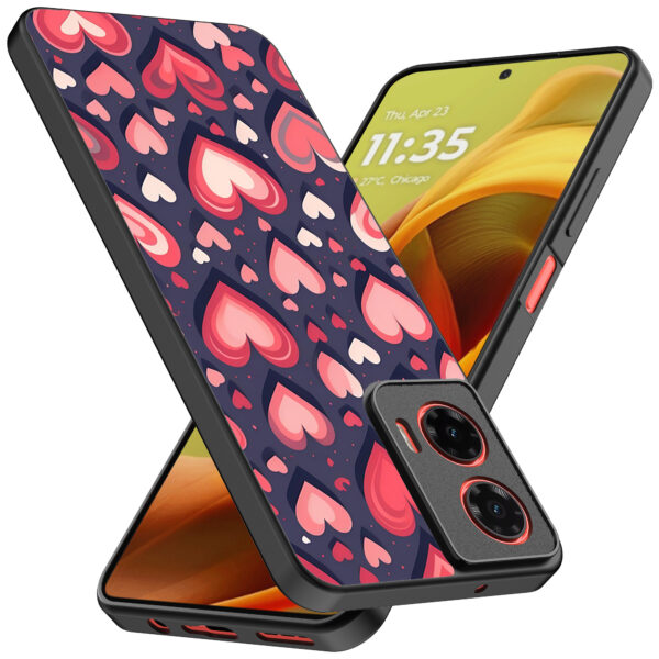 Motorola Moto G85-Edge 50 Fusion telefoonhoesje met hartjes opdruk groot (2)