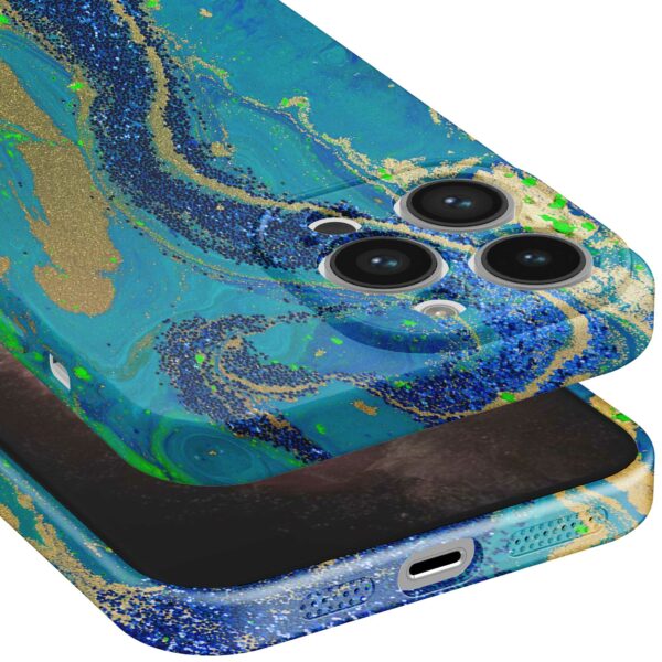 blauw groen goud marmer opdruk_iPhone 11 Pro Max telefoonhoesje met volledige rondom bedrukking (5)