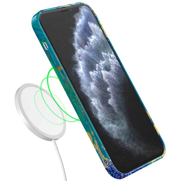 blauw groen goud marmer opdruk_iPhone 11 Pro telefoonhoesje met volledige rondom bedrukking (7)