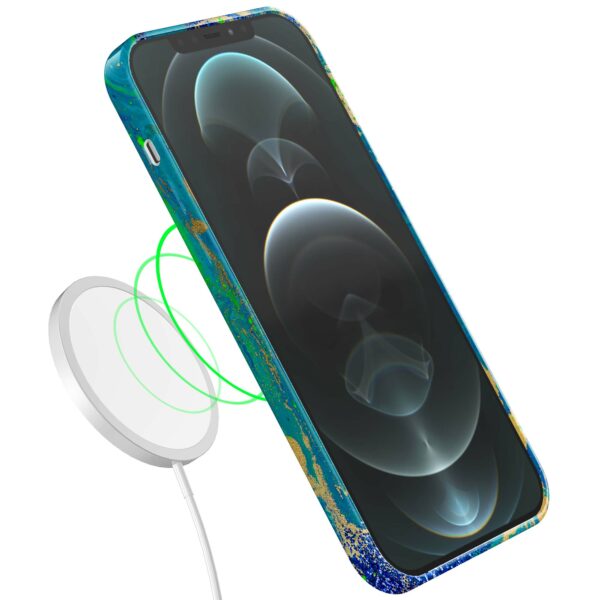 blauw groen goud marmer opdruk_iPhone 12 Pro Max telefoonhoesje met volledige rondom bedrukking (7)