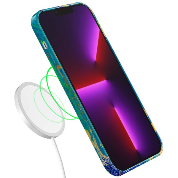 blauw groen goud marmer opdruk_iPhone 13 Pro telefoonhoesje met volledige rondom bedrukking (7)