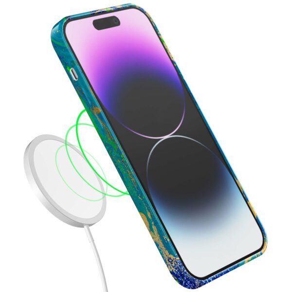blauw groen goud marmer opdruk_iPhone 14 Pro Max telefoonhoesje met volledige rondom bedrukking (7)