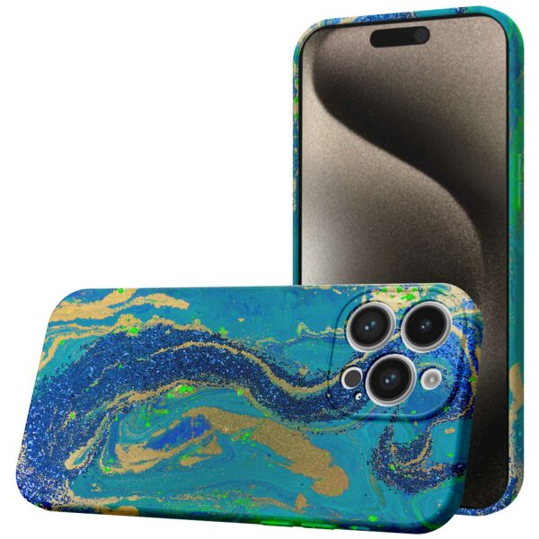 blauw groen goud marmer opdruk_iPhone 15 Pro Max telefoonhoesje met volledige rondom bedrukking (1)