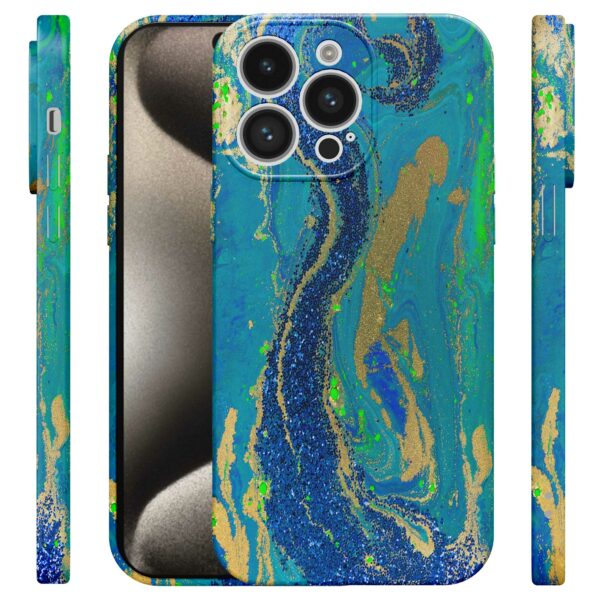 blauw groen goud marmer opdruk_iPhone 15 Pro Max telefoonhoesje met volledige rondom bedrukking (4)