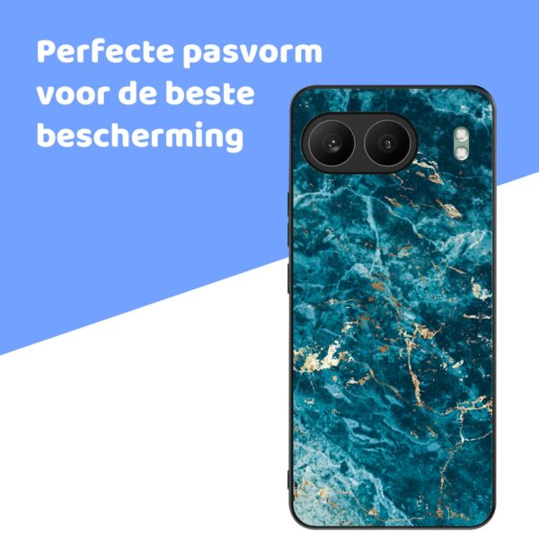 blauw marmer opdruk_OnePlus Nord 4 Telefoonhoesje (4)