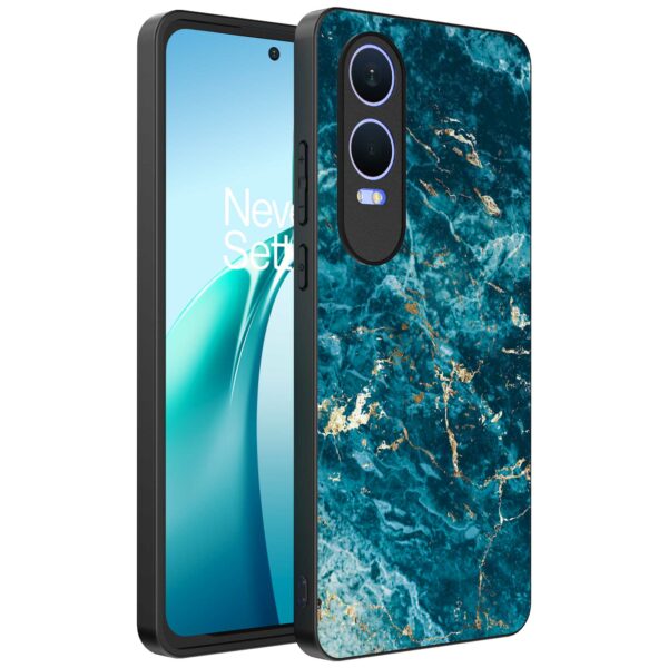 blauw marmer opdruk_OnePlus Nord CE 4 Lite Telefoonhoesje (1)