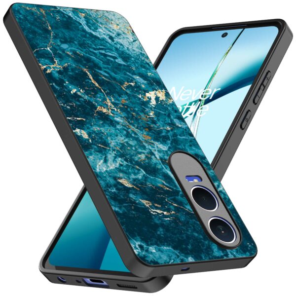 blauw marmer opdruk_OnePlus Nord CE 4 Lite Telefoonhoesje (2)