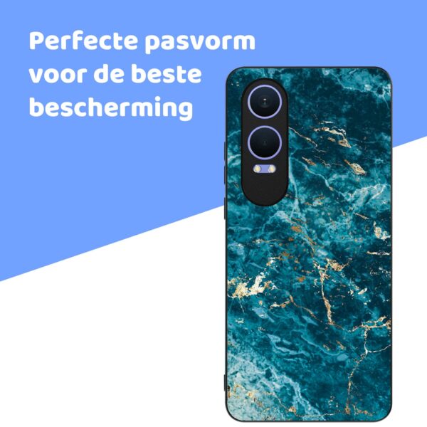 blauw marmer opdruk_OnePlus Nord CE 4 Lite Telefoonhoesje (4)