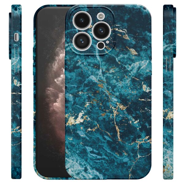blauw marmer opdruk_iPhone 11 Pro Max telefoonhoesje met volledige rondom bedrukking (4)