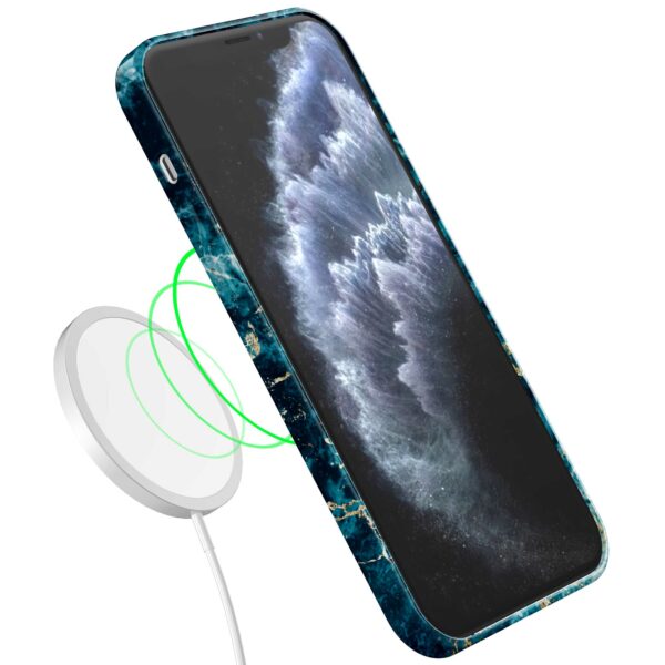blauw marmer opdruk_iPhone 11 Pro telefoonhoesje met volledige rondom bedrukking (7)