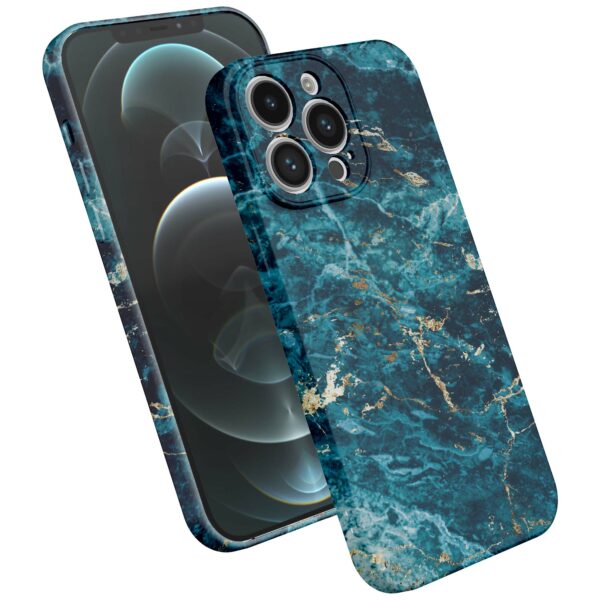 blauw marmer opdruk_iPhone 12 Pro Max telefoonhoesje met volledige rondom bedrukking (2)