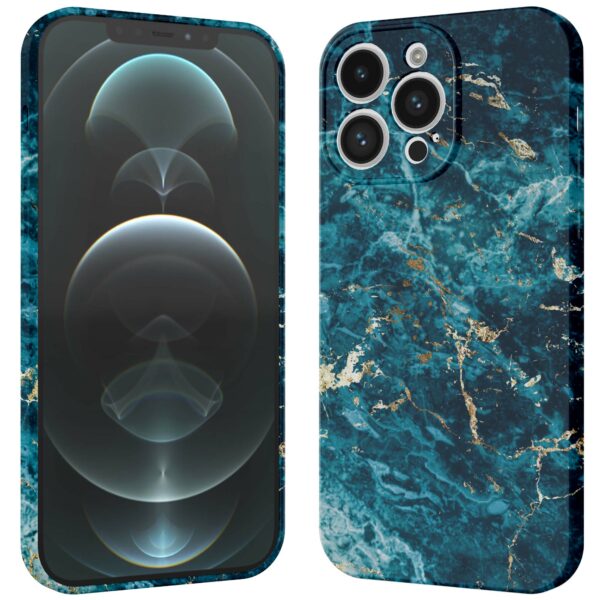 blauw marmer opdruk_iPhone 12 Pro Max telefoonhoesje met volledige rondom bedrukking (3)