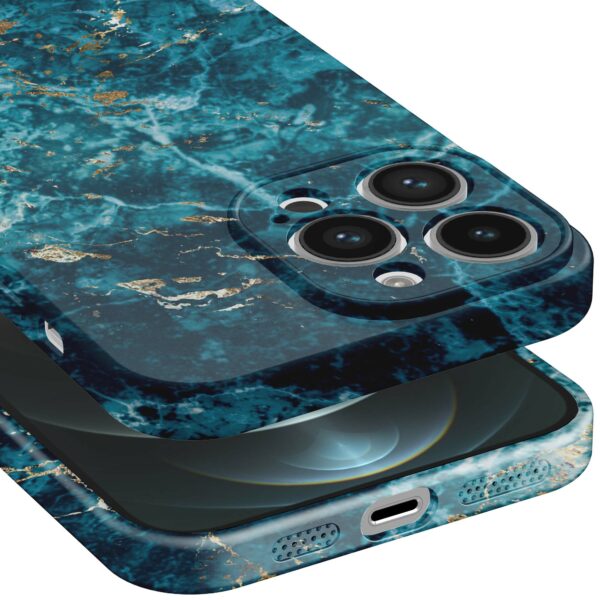 blauw marmer opdruk_iPhone 12 Pro Max telefoonhoesje met volledige rondom bedrukking (5)