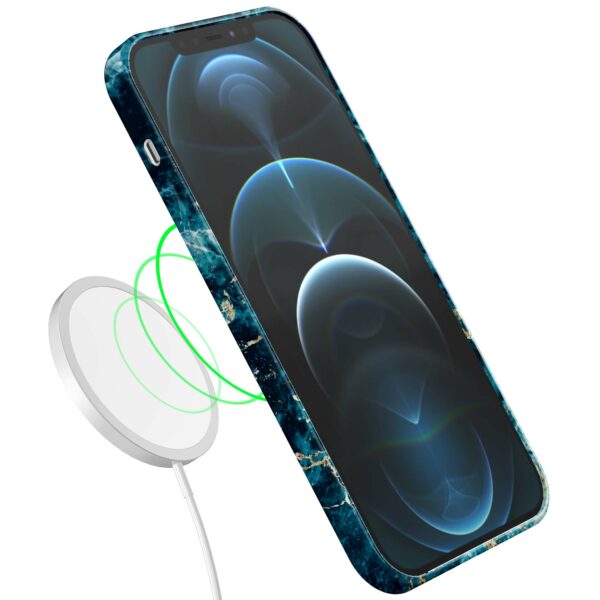 blauw marmer opdruk_iPhone 12 Pro telefoonhoesje met volledige rondom bedrukking (7)