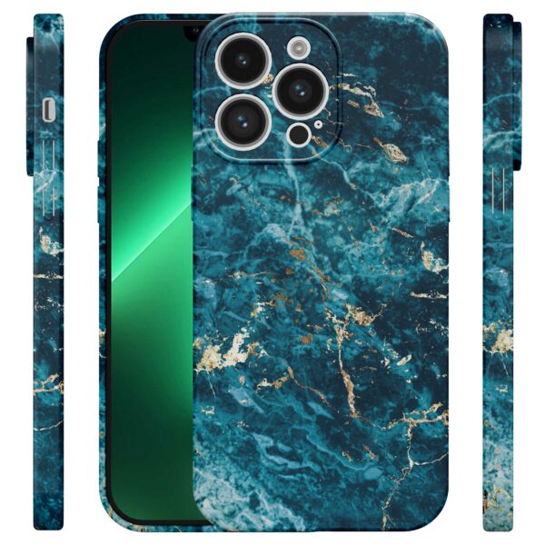 blauw marmer opdruk_iPhone 13 Pro Max telefoonhoesje met volledige rondom bedrukking (4)