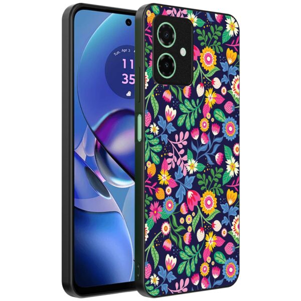 bloemen opdruk_Motorola Moto G64 telefoonhoesje (1)