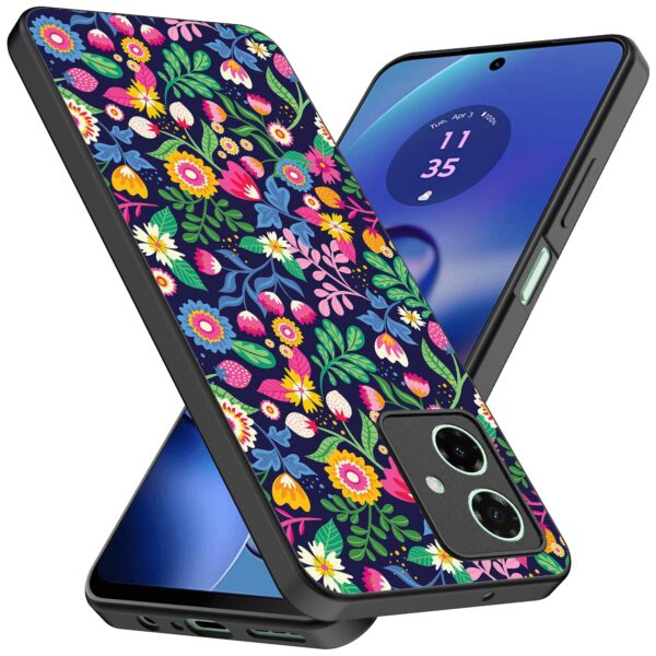 bloemen opdruk_Motorola Moto G64 telefoonhoesje (2)