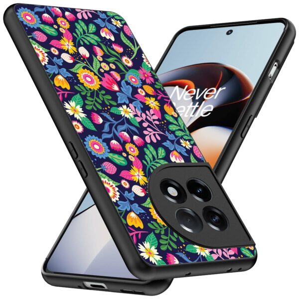 bloemen opdruk_OnePlus 11R Telefoonhoesje (2)