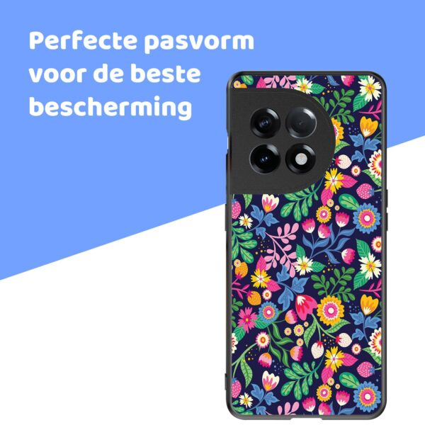 bloemen opdruk_OnePlus 11R Telefoonhoesje (4)
