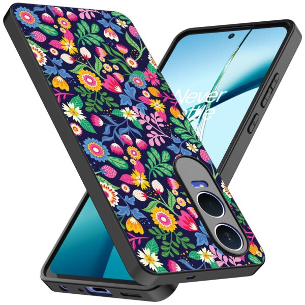 bloemen opdruk_OnePlus Nord CE 4 Lite Telefoonhoesje (2)