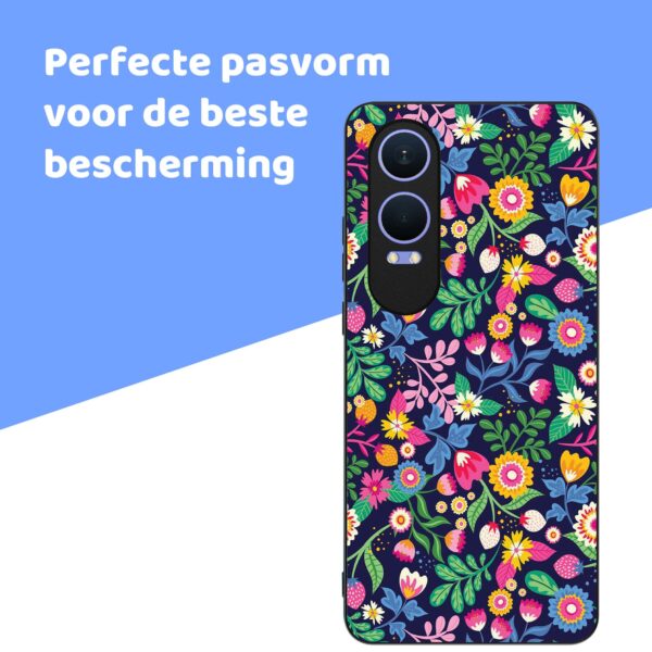 bloemen opdruk_OnePlus Nord CE 4 Lite Telefoonhoesje (4)
