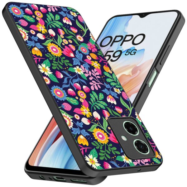 bloemen opdruk_Oppo A59 telefoonhoesje (2)