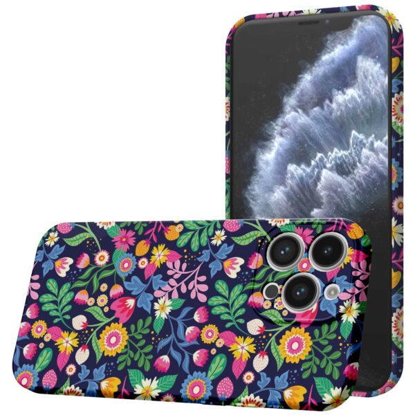 bloemen opdruk_iPhone 11 Pro telefoonhoesje met volledige rondom bedrukking (1)