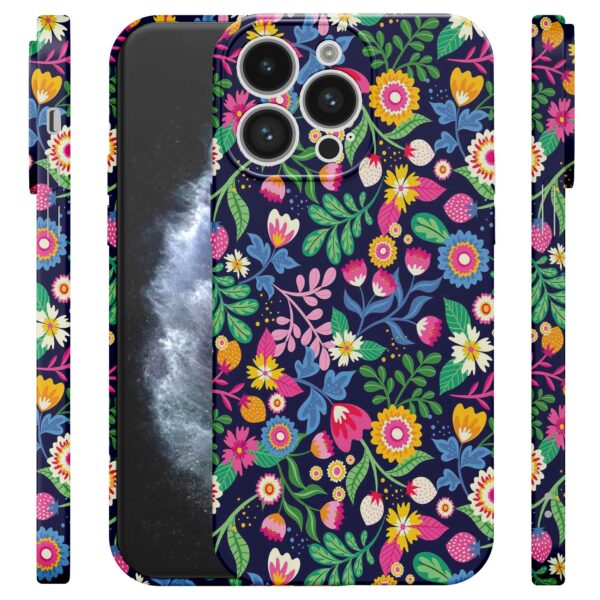 bloemen opdruk_iPhone 11 Pro telefoonhoesje met volledige rondom bedrukking (4)
