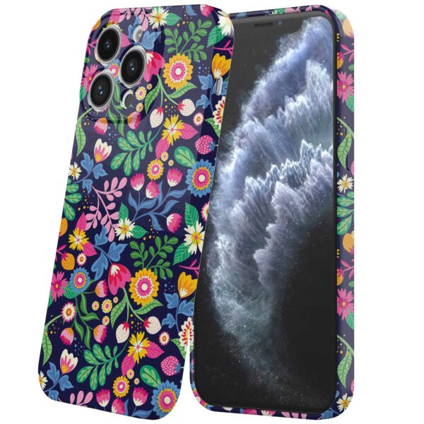 bloemen opdruk_iPhone 11 Pro telefoonhoesje met volledige rondom bedrukking (6)