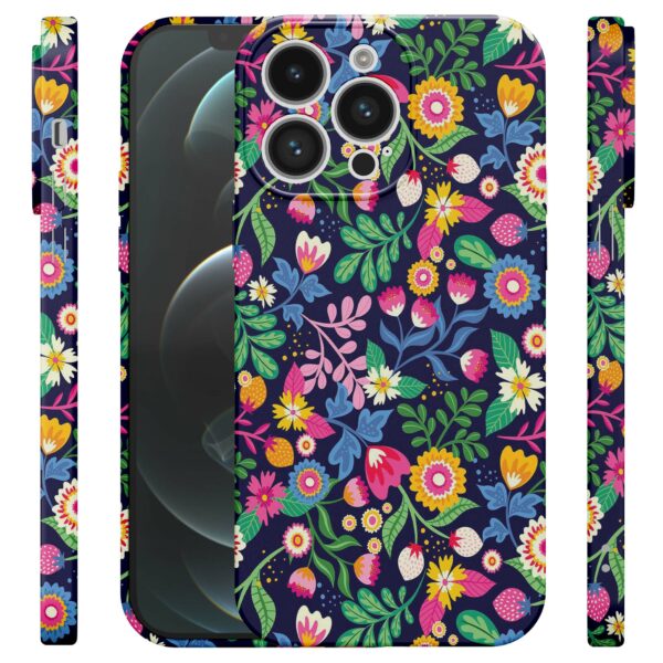 bloemen opdruk_iPhone 12 Pro Max telefoonhoesje met volledige rondom bedrukking (4)