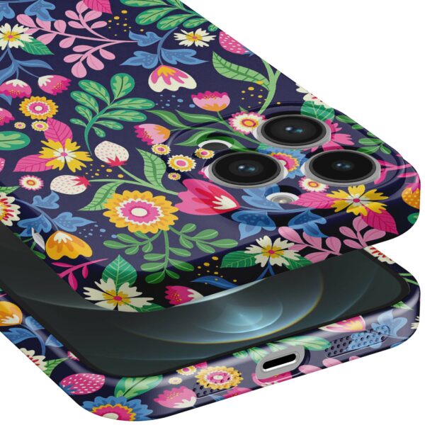 bloemen opdruk_iPhone 12 Pro Max telefoonhoesje met volledige rondom bedrukking (5)