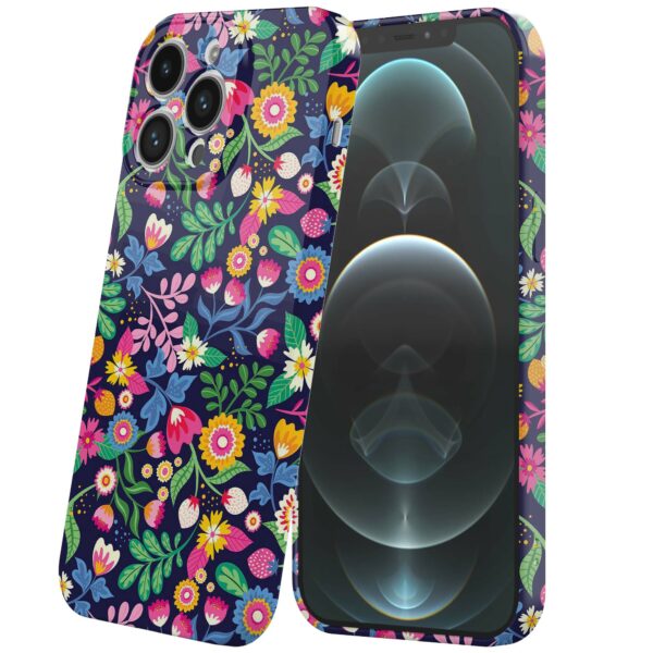 bloemen opdruk_iPhone 12 Pro Max telefoonhoesje met volledige rondom bedrukking (6)