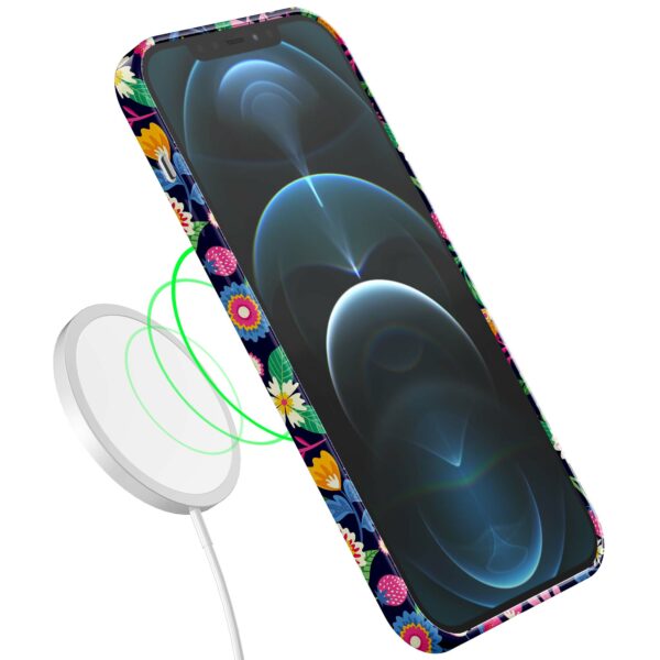 bloemen opdruk_iPhone 12 Pro telefoonhoesje met volledige rondom bedrukking (7)