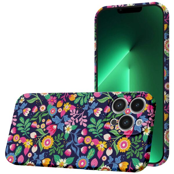 bloemen opdruk_iPhone 13 Pro Max telefoonhoesje met volledige rondom bedrukking (1)