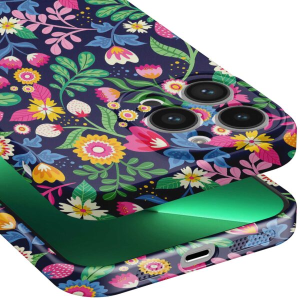 bloemen opdruk_iPhone 13 Pro Max telefoonhoesje met volledige rondom bedrukking (5)