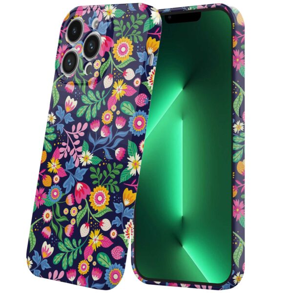bloemen opdruk_iPhone 13 Pro Max telefoonhoesje met volledige rondom bedrukking (6)