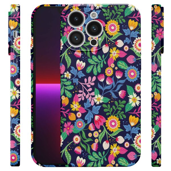bloemen opdruk_iPhone 13 Pro telefoonhoesje met volledige rondom bedrukking (4)