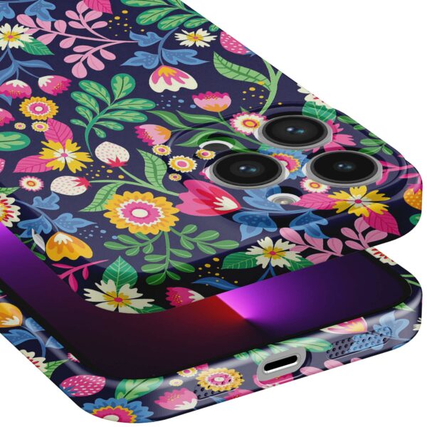 bloemen opdruk_iPhone 13 Pro telefoonhoesje met volledige rondom bedrukking (5)