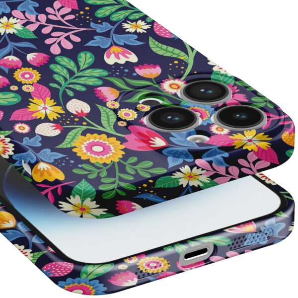 bloemen opdruk_iPhone 14 Pro Max telefoonhoesje met volledige rondom bedrukking (5)